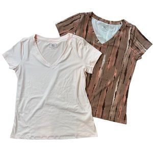 New G by Giuliana 2-Pack Ecoluxe Tees T-Shirts S Small